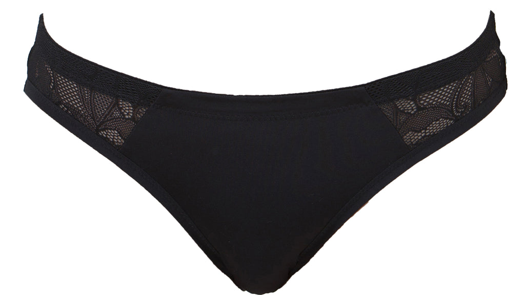 SW1988: Samantha Bikini Panty in Black Nyx